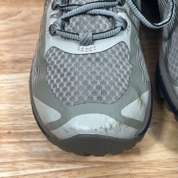 Merrell 8 Siren Edge Womens Aluminum Boulder Gray Vibram Bottoms Hiking Sneakers - Picture 3 of 15